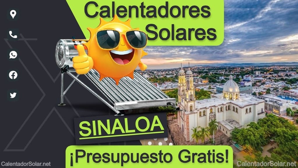 Instalación y Venta de Calentadores Solares en Sinaloa
