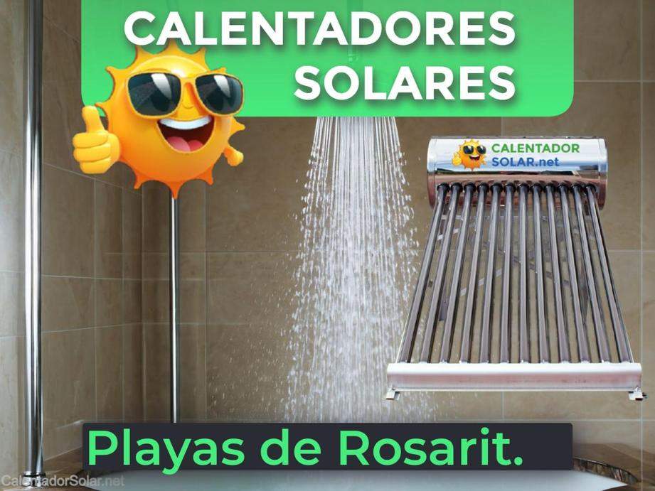 Venta, Instalación y Mantenimiento de Calentadores solares en Playas de Rosarito, Baja California